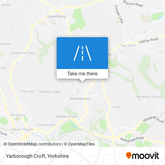Yarborough Croft map