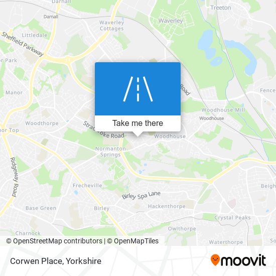 Corwen Place map