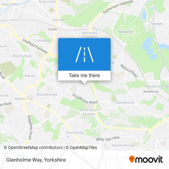 Glenholme Way map