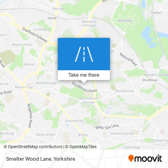 Smelter Wood Lane map