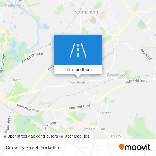 Crossley Street map