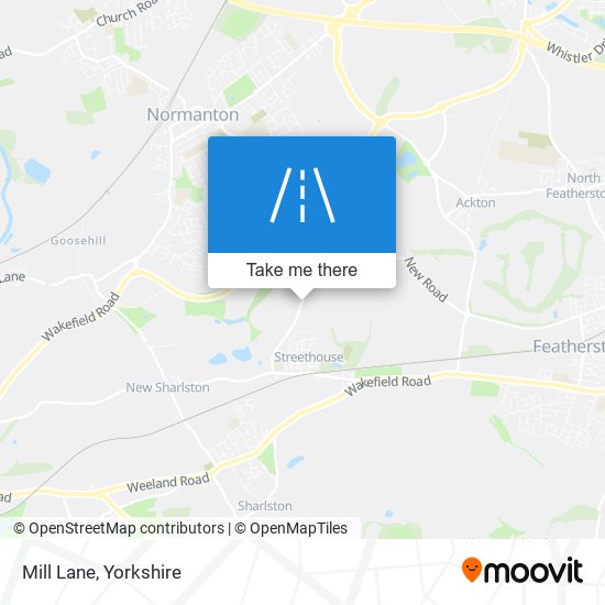Mill Lane map
