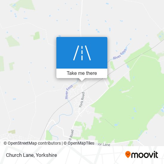 Church Lane map