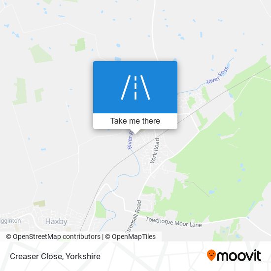 Creaser Close map