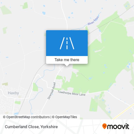 Cumberland Close map