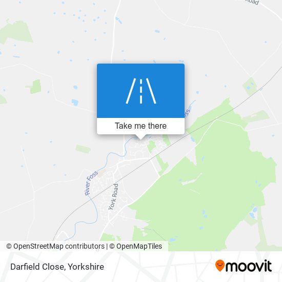 Darfield Close map