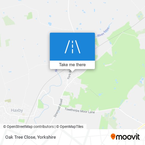 Oak Tree Close map