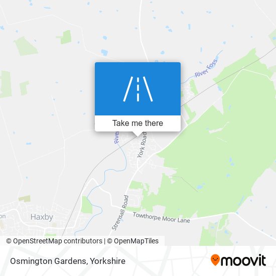 Osmington Gardens map