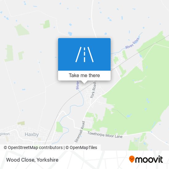Wood Close map