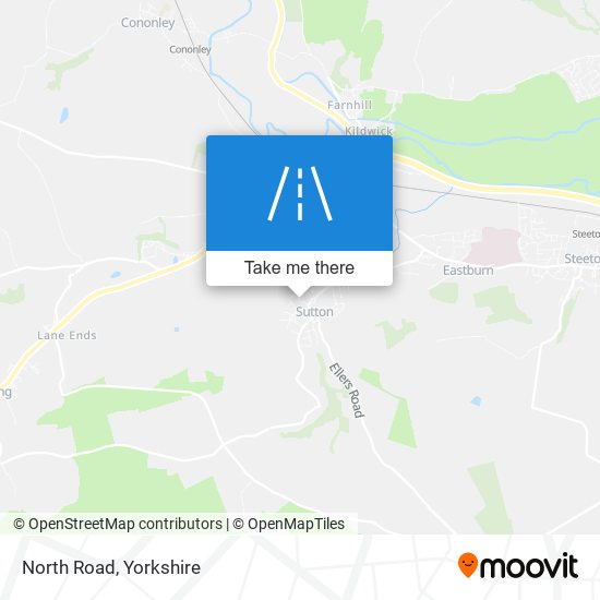North Road map