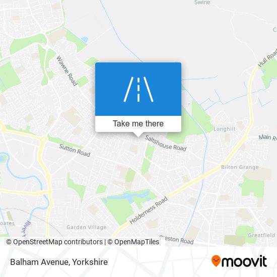 Balham Avenue map