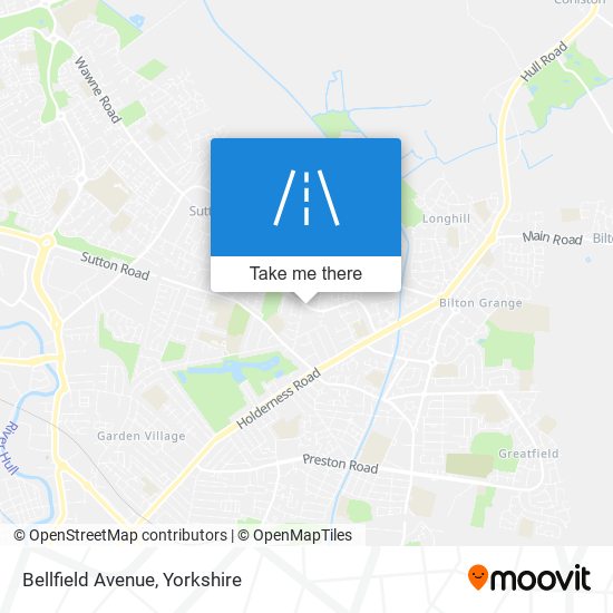 Bellfield Avenue map