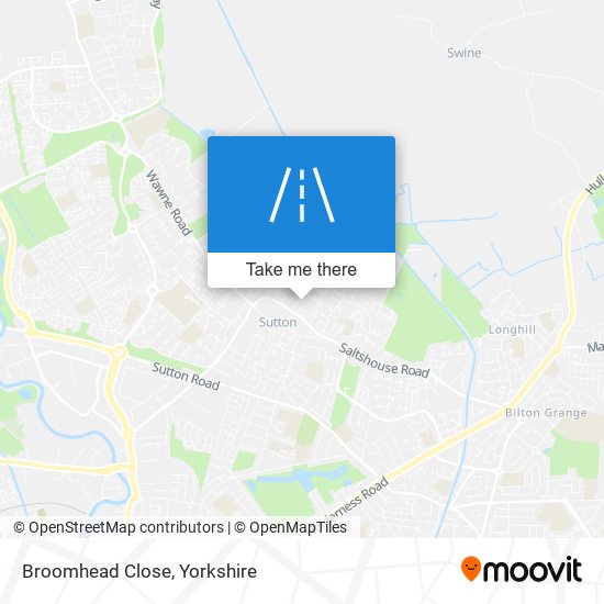 Broomhead Close map