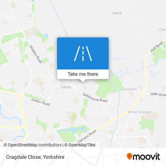Cragdale Close map