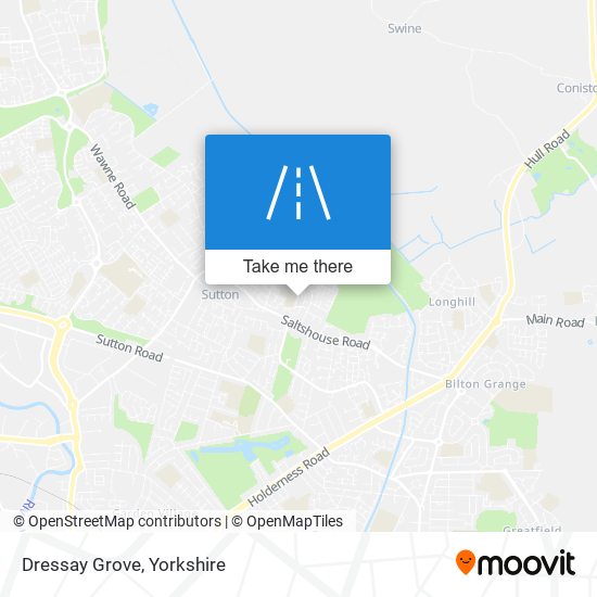Dressay Grove map
