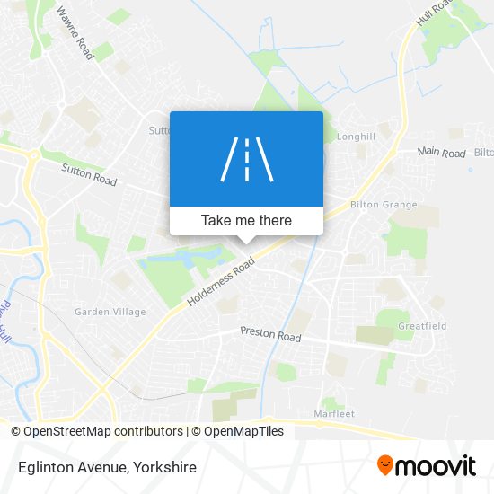 Eglinton Avenue map