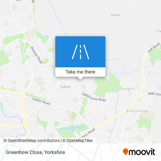 Greenhow Close map