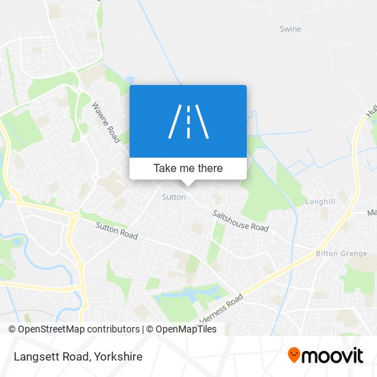 Langsett Road map
