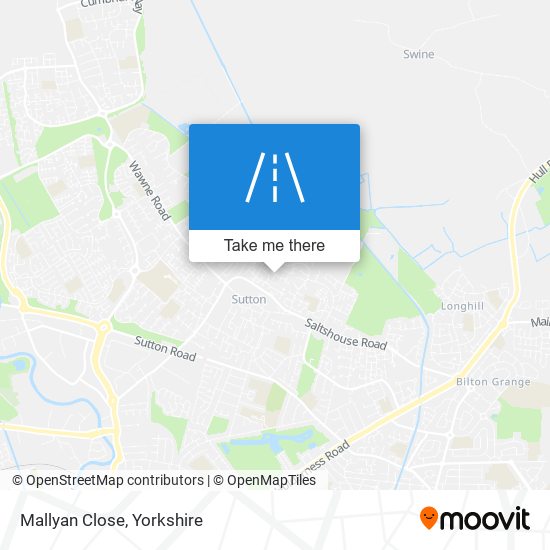 Mallyan Close map