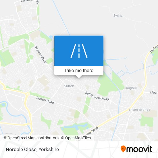 Nordale Close map