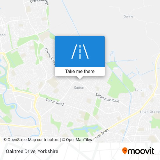 Oaktree Drive map