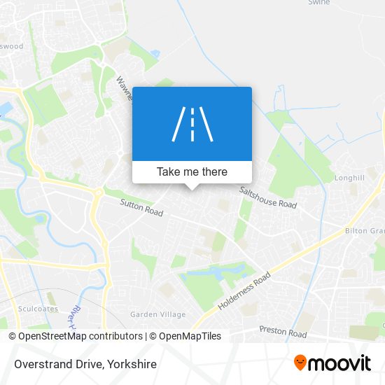Overstrand Drive map