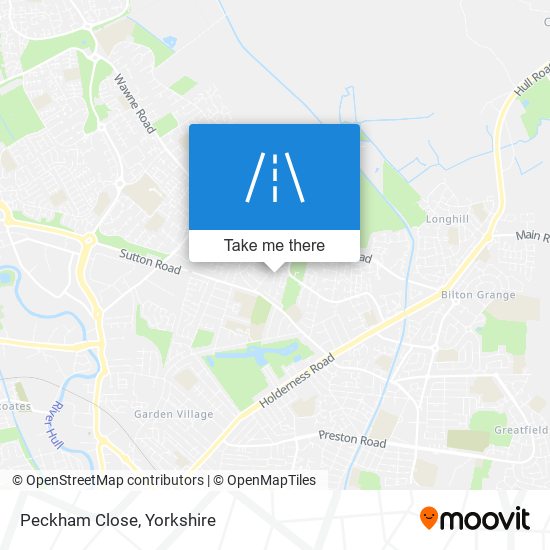 Peckham Close map