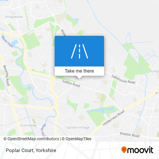 Poplar Court map
