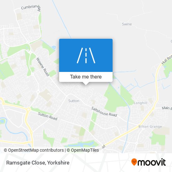 Ramsgate Close map