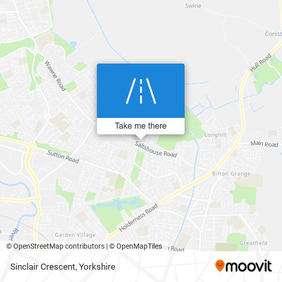 Sinclair Crescent map