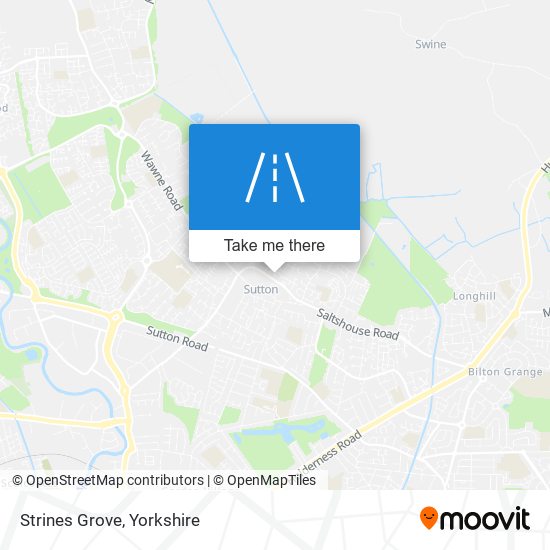 Strines Grove map