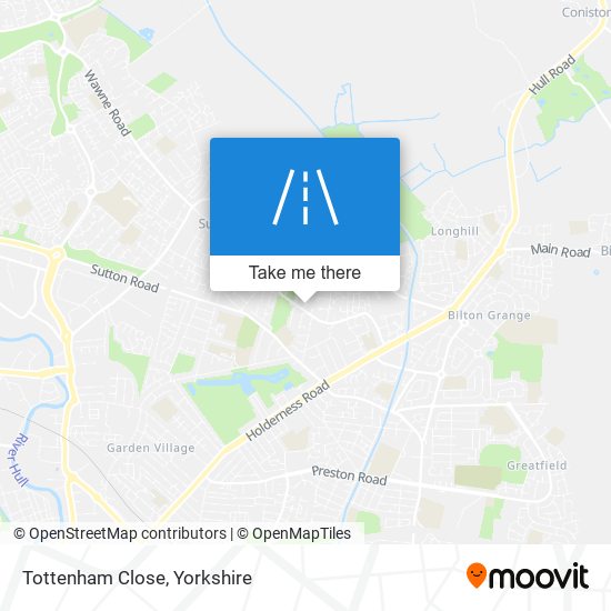 Tottenham Close map
