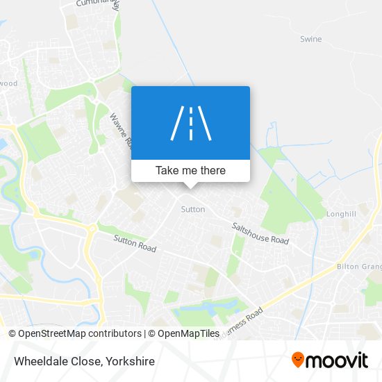 Wheeldale Close map