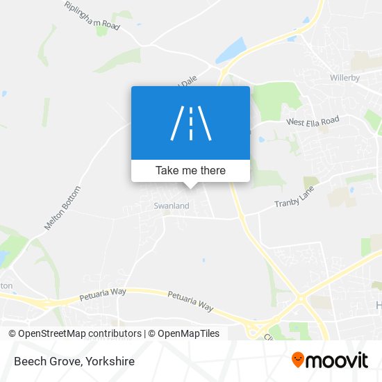 Beech Grove map