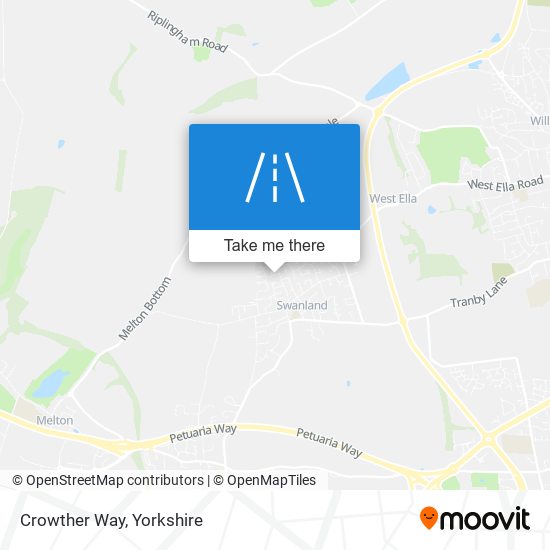 Crowther Way map