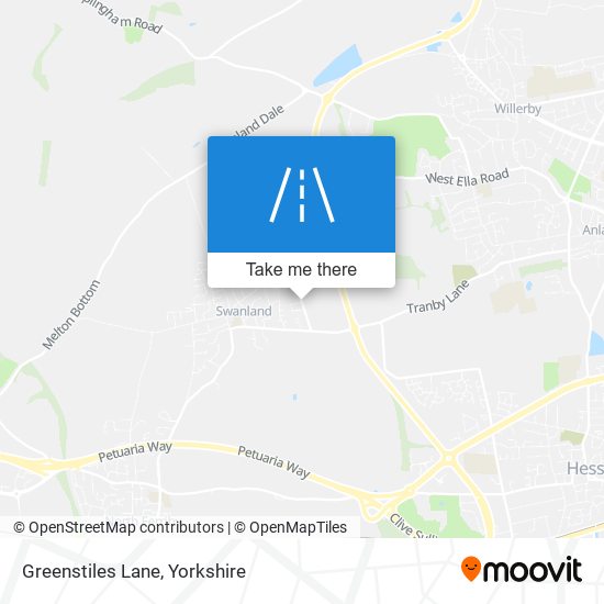 Greenstiles Lane map