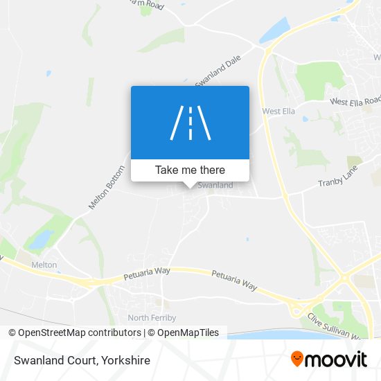 Swanland Court map