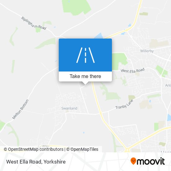 West Ella Road map