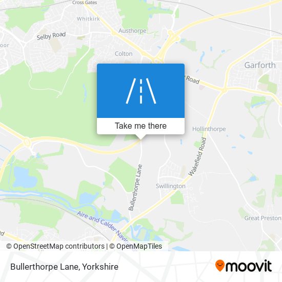Bullerthorpe Lane map