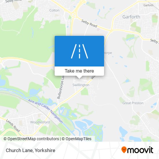 Church Lane map