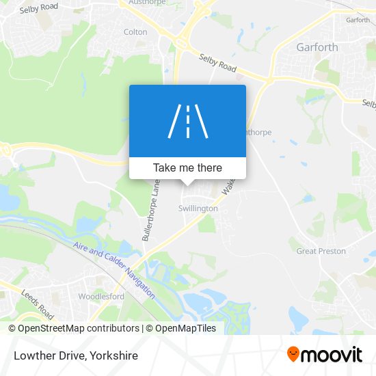 Lowther Drive map