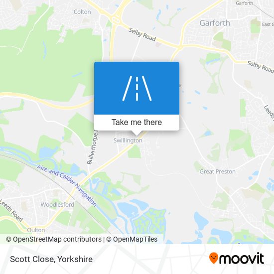 Scott Close map