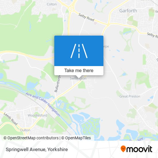 Springwell Avenue map