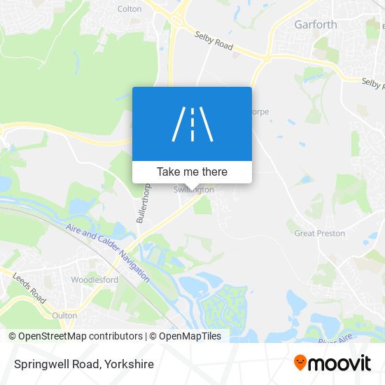 Springwell Road map