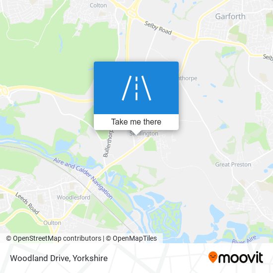 Woodland Drive map