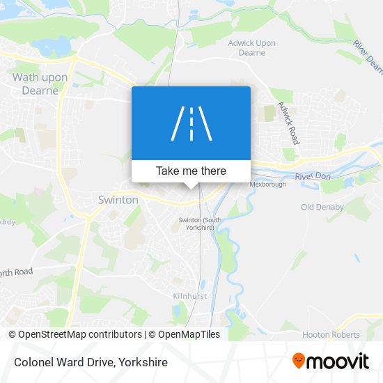 Colonel Ward Drive map