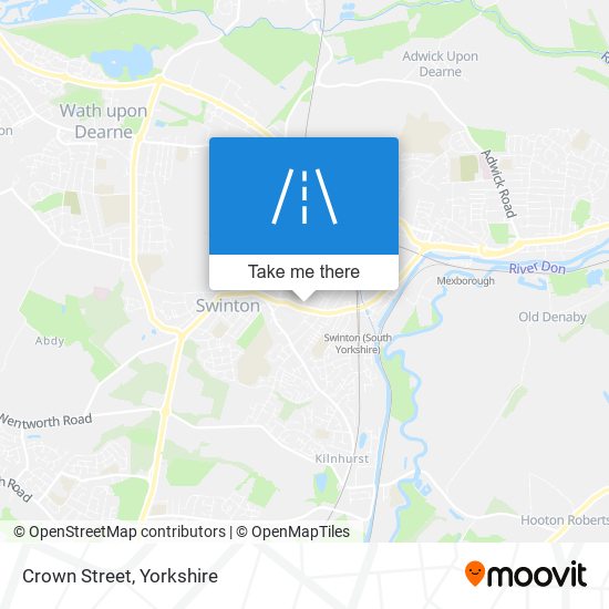 Crown Street map