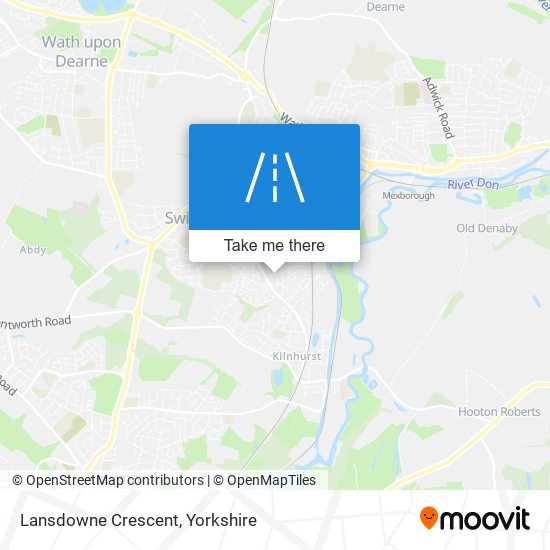 Lansdowne Crescent map