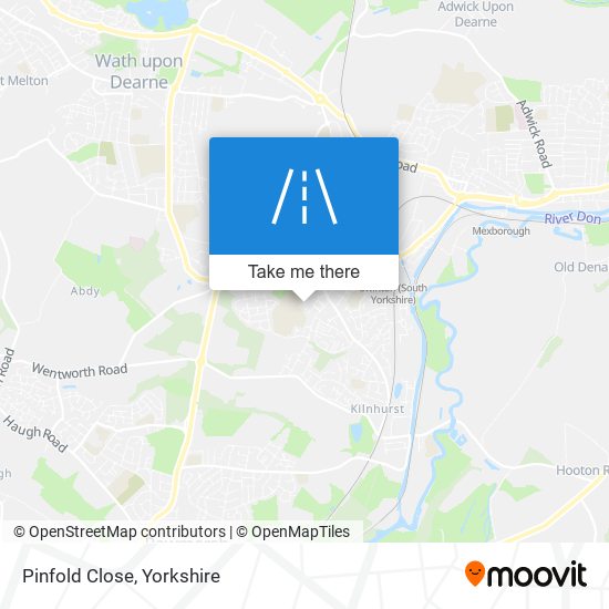 Pinfold Close map