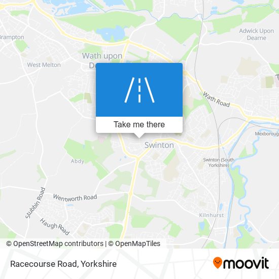 Racecourse Road map